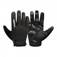 RDX Sports T2 Touchscreen Compatible Full-Finger Gym Gloves (Black)